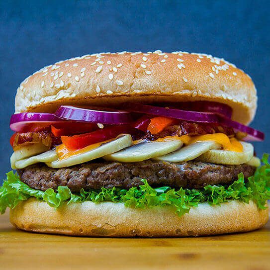 a cheeseburger that could trigger eating disorders
